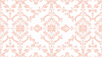 Seamless vintage floral damask wallpaper pattern design