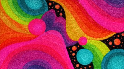 Abstract digital art piece with a colorful and dynamic composition.