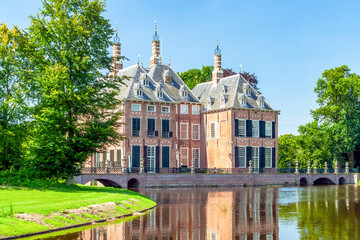 The stately Duivenvoorde Castle from 1631 near the town of Voorschoten, the Netherlands