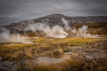 Exploring the Geysir Geothermal Area, where bubbling earth and erupting steam reveal Iceland’s...