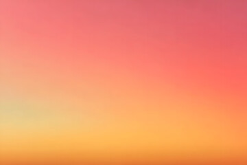 Obraz premium smooth peach to gold sunrise gradient with soft sky colors creating a clean warm modern background