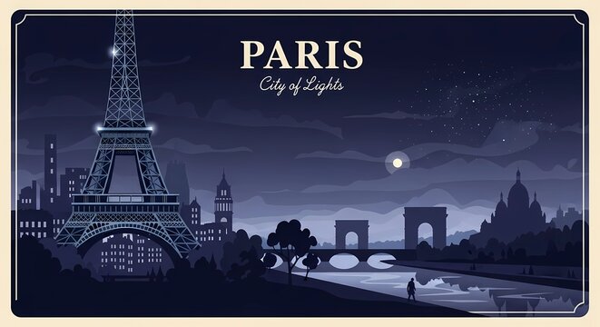 Paris Nocturne - Elegance in the City of Lights