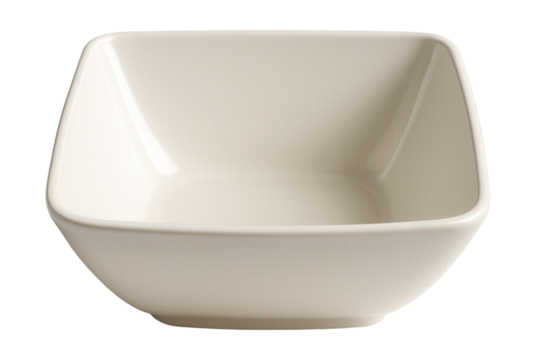 Modern square ceramic bowl ideal for serving pasta in a sleek kitchen.