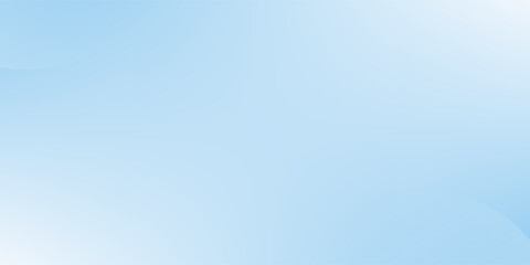 Sky Blue Gradient Vector Background. Abstract Light Blue Gradation Background. Soft Gradient Texture Banner Template. Modern Luxury Backdrop. Curve Layout Concept.
