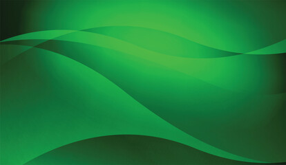 Abstract Green Background with Wavy Lines - Modern Digital Art for Web Design and Marketing