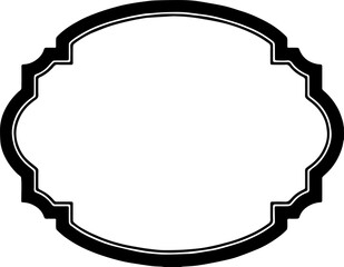 Illustration art frame design 