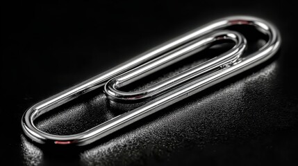 Close-up of a golden metal chain link lying on a gray surface, symbolizing connection, wealth, and market stability