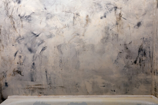 Textured Gray Concrete Wall