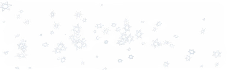 PNG Snowflake Overlay with Transparent Background for Winter Designs