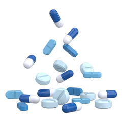 Medicine. 3D drug. 3D illustration.