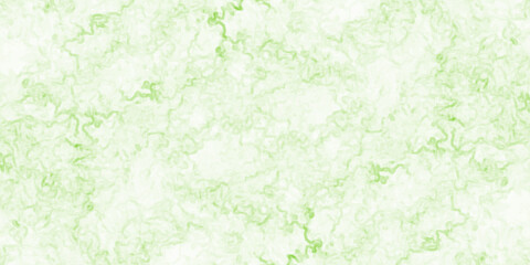 light green marble texture background with curved stains. shiny green grunge texture with scratches. aquarelle stains design on white background.