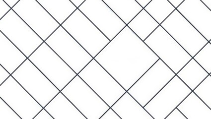 A minimalist abstract pattern composed of intersecting dark gray lines on a white background, creating a geometric diamond-like grid.