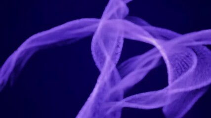 Abstract purple shapes flowing on a dark background motion graphics - Powered by Adobe