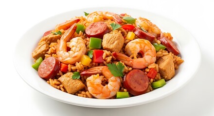 Delicious Jambalaya with Shrimp, Sausage, and Chicken