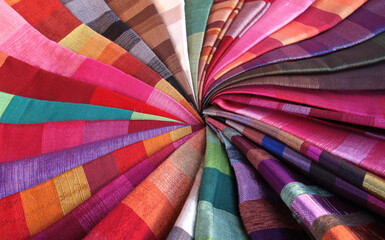 colorful moroccan scarves
