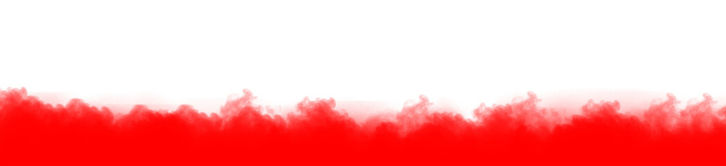 Abstract red and transparent background with watercolor texture, creating a vibrant and artistic backdrop isolated on transparent background