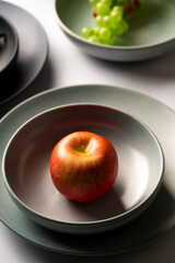 Apples in a bowl