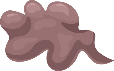 Inflamed adenoids obstructing the nasal passage, causing breathing difficulty and potential infections