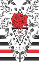 Chic Modern Aesthetic Vector T-shirt Design