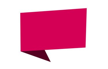 Speech bubble label for announcements, stickers, sale tags, discount, and graphic overlays