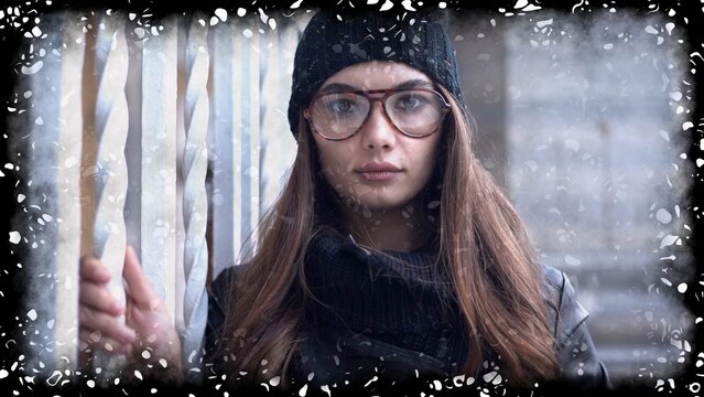 Abstract Texture Overlay Frame