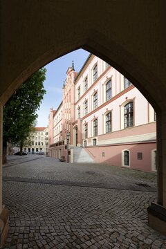 Rote Schule building, Meissen, Saxony, Germany
