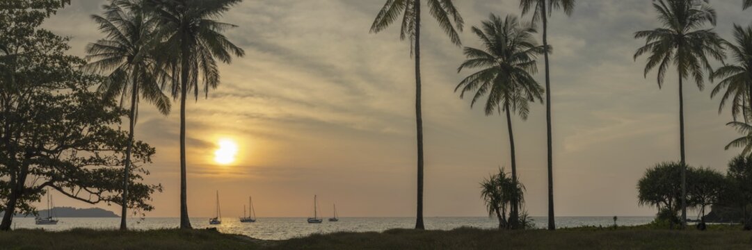 Sunset, Koh Mook Island, Andaman Sea, Thailand, Southeast Asia