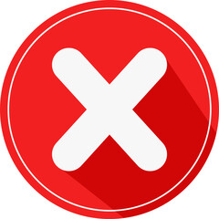 Obraz premium lat X Mark Icon – Close, Cancel, Error Symbol SVG