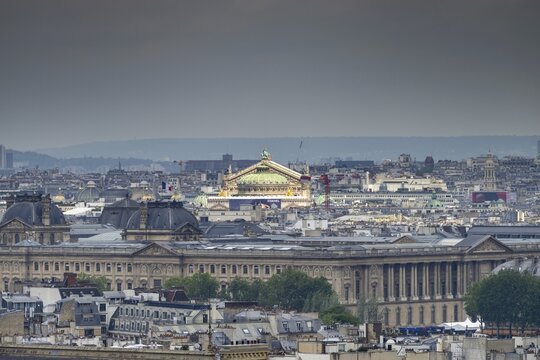 View of the Opera from the Panth&eacute;on, Paris, &Icirc;le-de-France, France, Europar, Paris, &Icirc;le-de-France, France