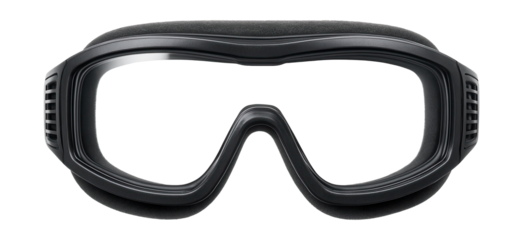 Anti-fog safety goggles featuring side vents and foam padding for comfort.
