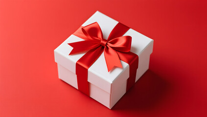 Obraz premium Holiday Celebration Event Gift box 3d rendering of Shopping festival Valentine's Day elements