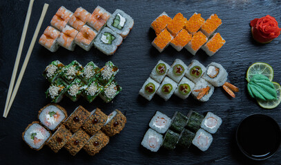Very beautiful and delicious looking sushi