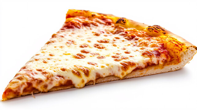 Mouthwatering slice of cheesy pizza with melted mozzarella and tomato sauce - Powered by Adobe