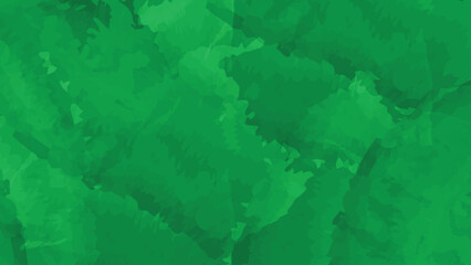 Abstract green watercolor background with varied shades and textures.