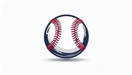 baseball on white