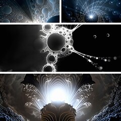 abstract background with stars