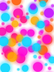 abstract background with colorful circles