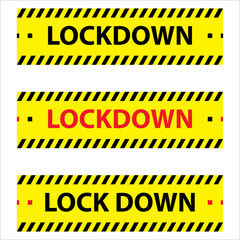 Barricade Tape Lockdown Icon M_2104001