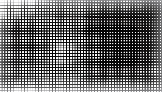 Black white geometric grid half tone background pattern abstract square gradient texture wallpaper backdrop