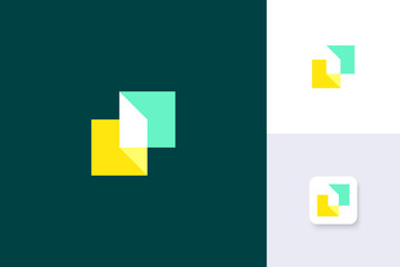 stack logo design illustration vector template