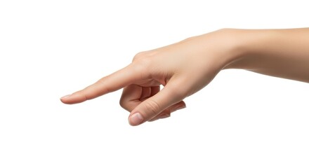 Index Finger Pointing Downwards, Hand, Human, Gesture