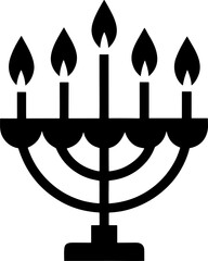 menorah vector illustration