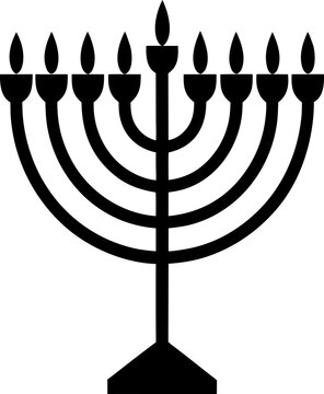 menorah vector illustration