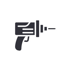 Cordless Drill Icon Hand Tool Construction Renovation