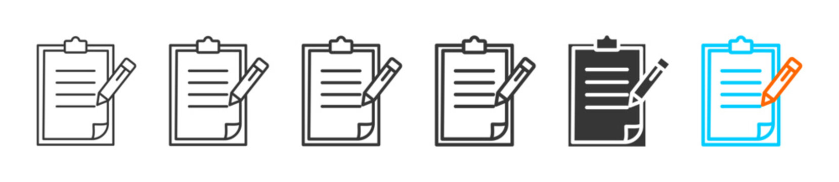 script icon set multiple style collection	
