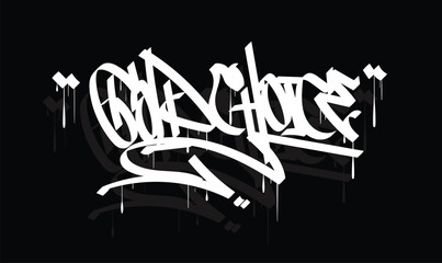 GOLD CHOICE graffiti tag style design