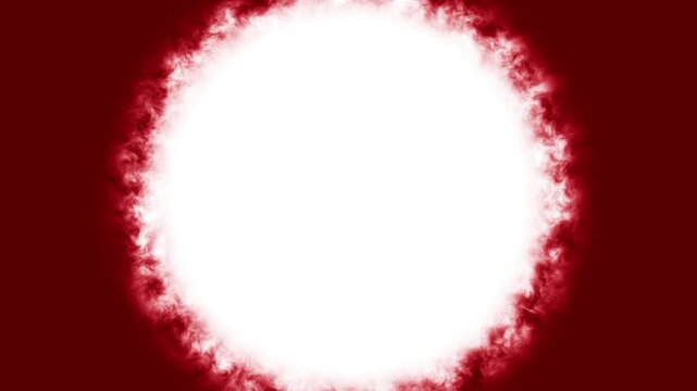 Fiery Red Energy Burst Ring Plasma Explosion Abstract Background Motion Graphic fire