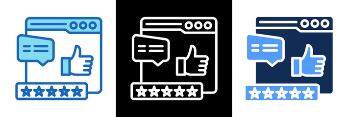 Social Feedback tripplestyle icon