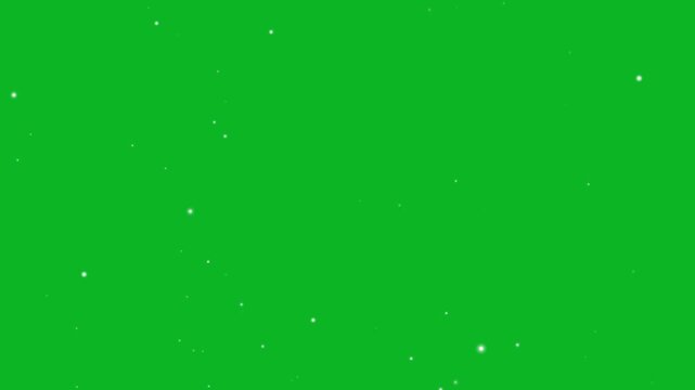 Heavy snowfall with alpha channel transparent overlay, green screen snow animated chromakey background. snow falling Christmas background,  falling snowflakes animation, seamless loop. Alpha channel. 