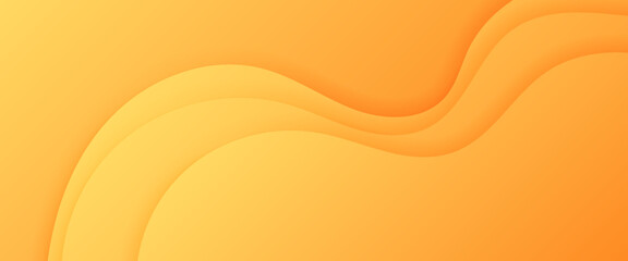 abstract orange wave background. Liquid wave background with soft color background.